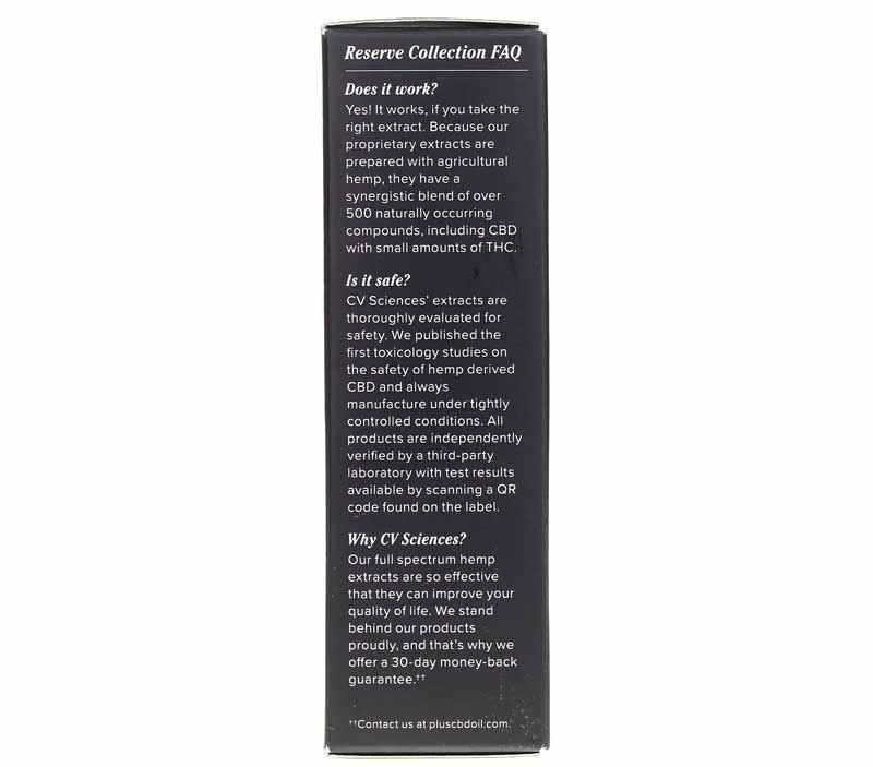 Reserve CBD 25 Mg, Dark Chocolate Mint, by PlusCBD Oil, image #2