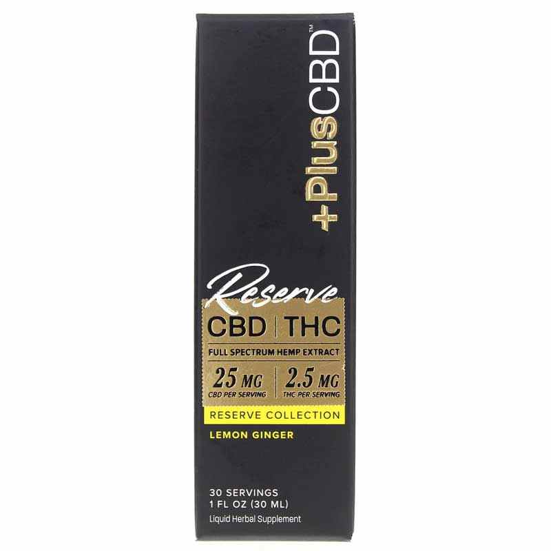 Reserve CBD 25 Mg, Lemon Ginger, by PlusCBD Oil
