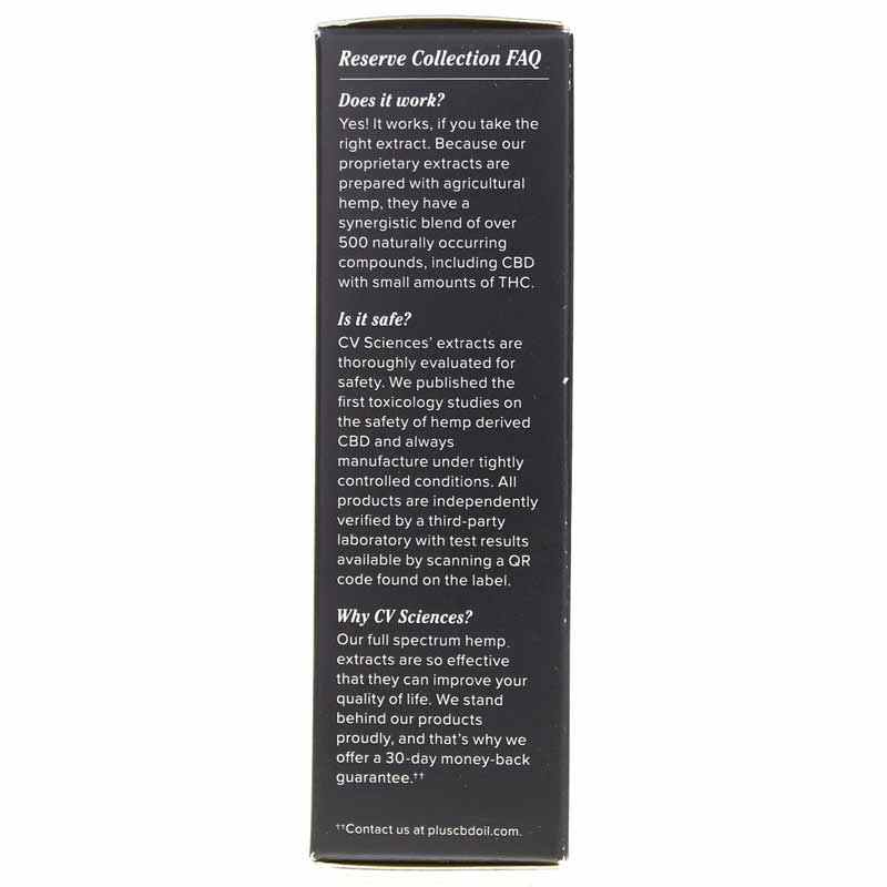 Reserve CBD 25 Mg, Lemon Ginger, by PlusCBD Oil, image #2