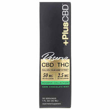 Reserve CBD 50 Mg Dark Chocolate Mint, 1 Oz, by PlusCBD Oil