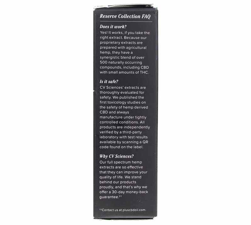 Reserve CBD 50 Mg Dark Chocolate Mint, 1 Oz, by PlusCBD Oil, image #2