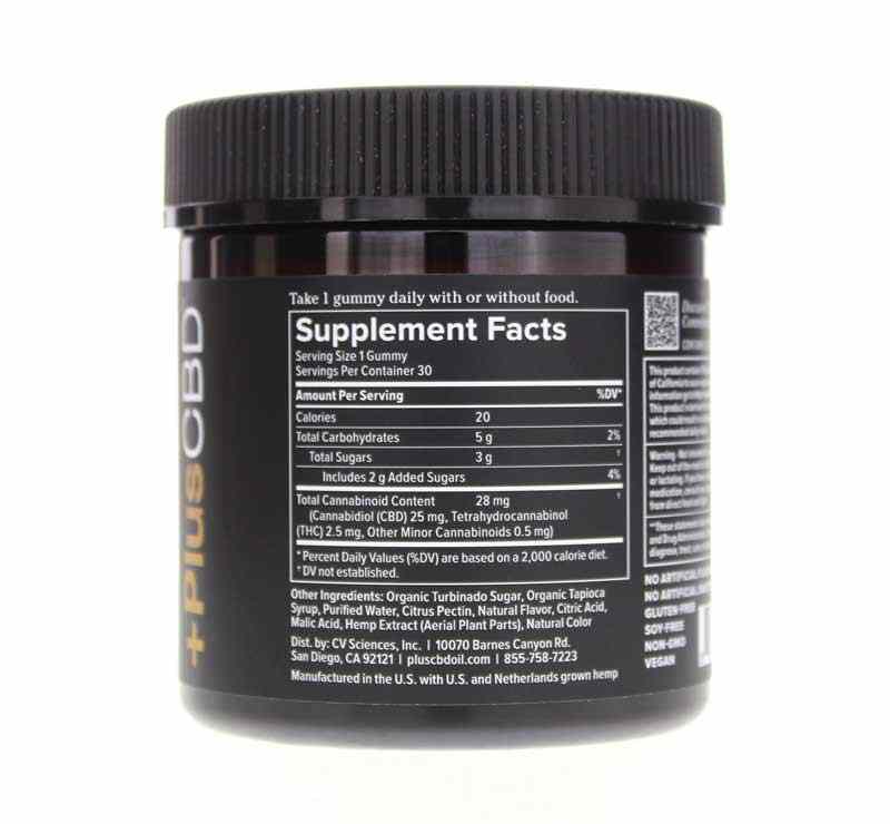 Reserve CBD Gummies 25 Mg, Peach, by PlusCBD Oil, image #2