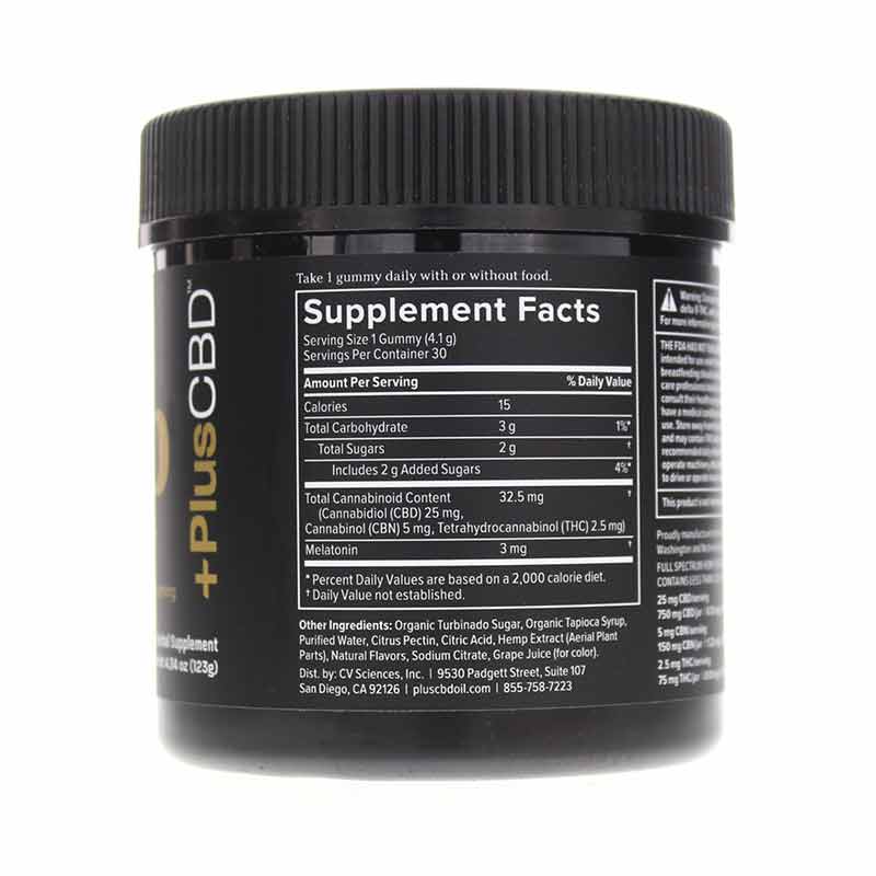 Reserve Sleep CBD Gummies, 30 Gummies, by PlusCBD Oil, image #2
