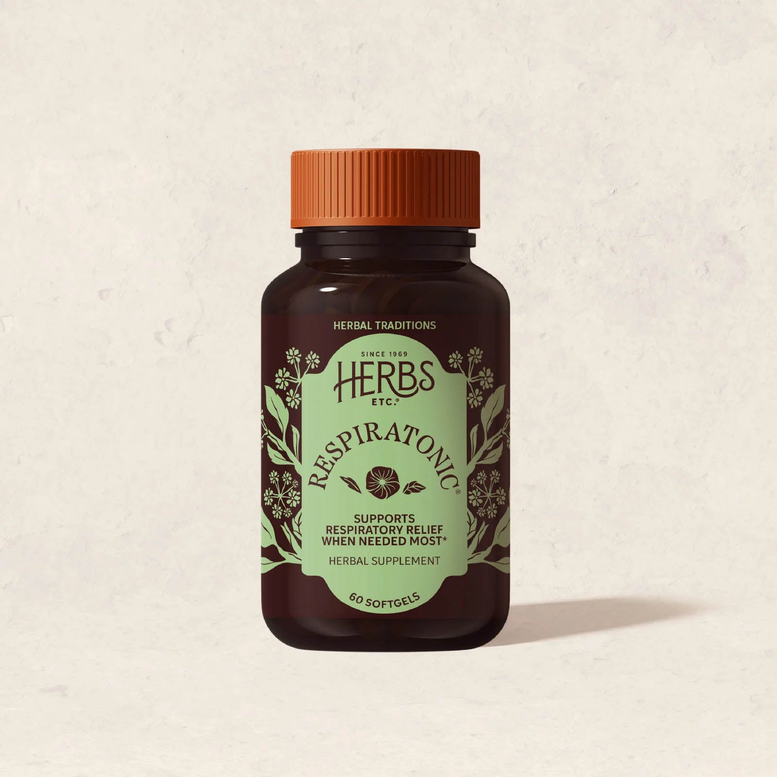 Respiratonic Softgels, 60 Softgels, by Herbs, Etc