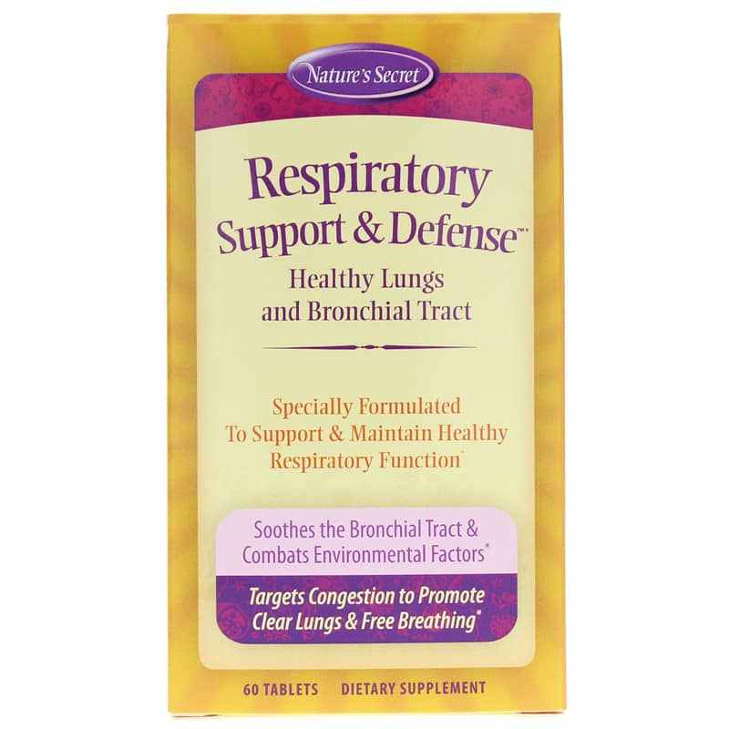 Respiratory Support & Defense, by Natures Secret