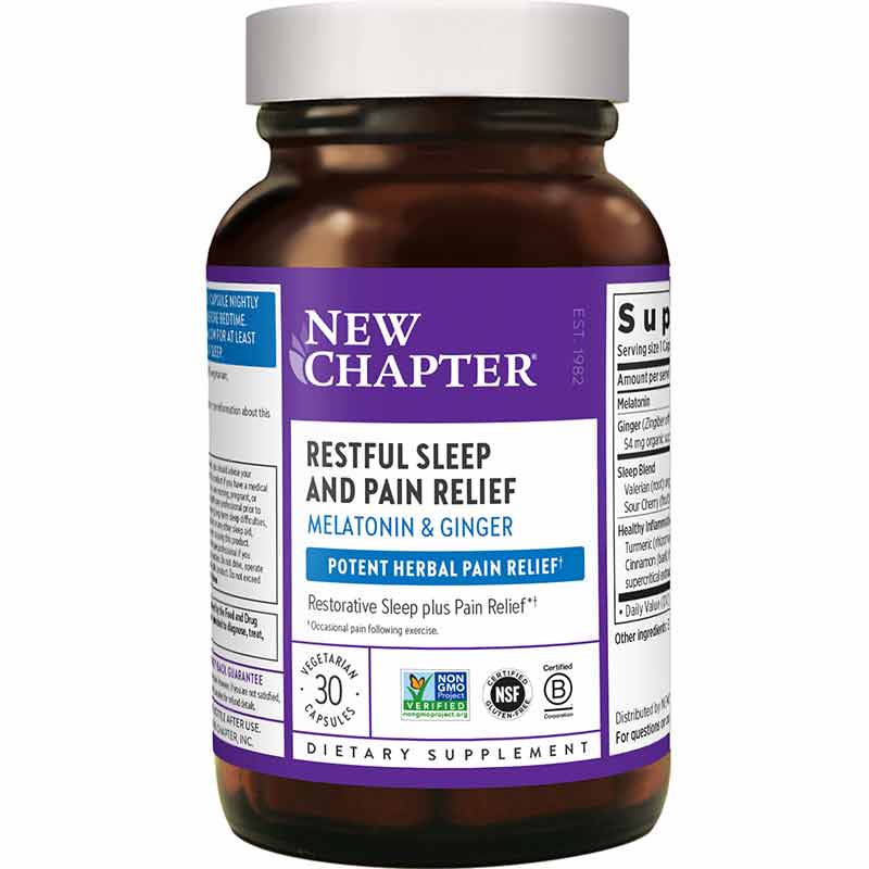 Restful Sleep And Pain Relief, by New Chapter