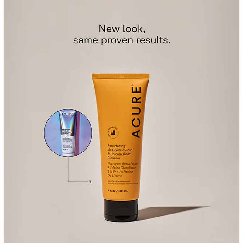 Resurfacing Glycolic & Unicorn Root Cleanser, by Acure, image #2