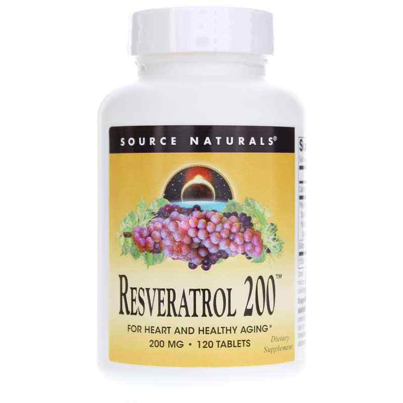 Resveratrol 200 Tablets, by Source Naturals