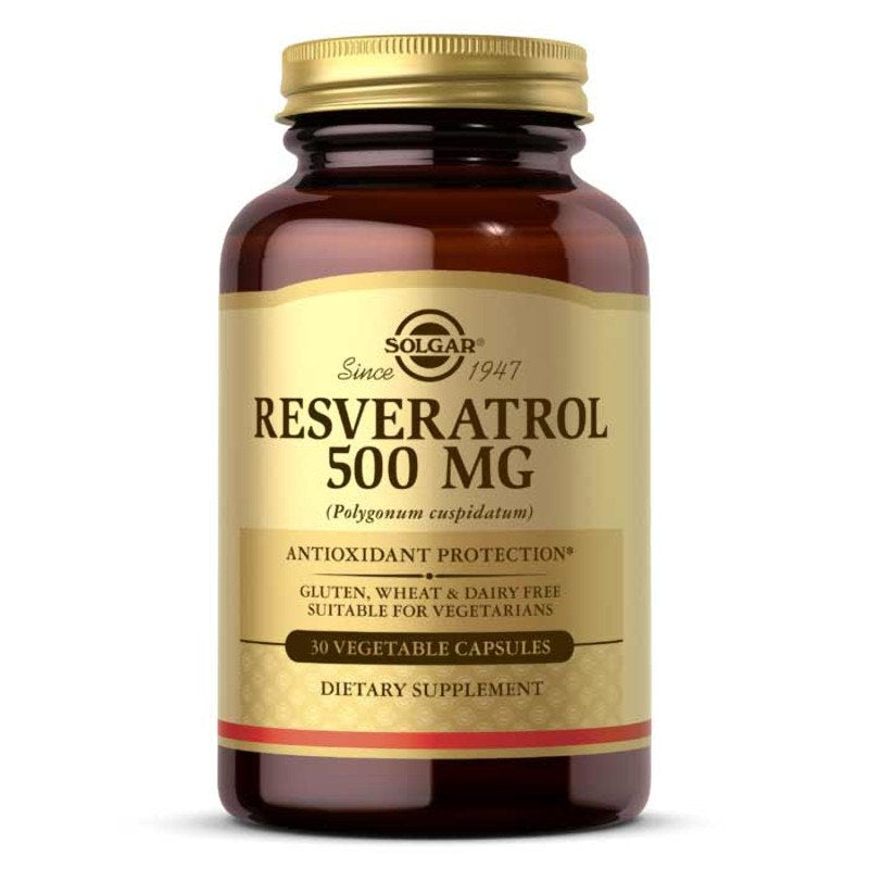 Resveratrol 500 Mg, by Solgar