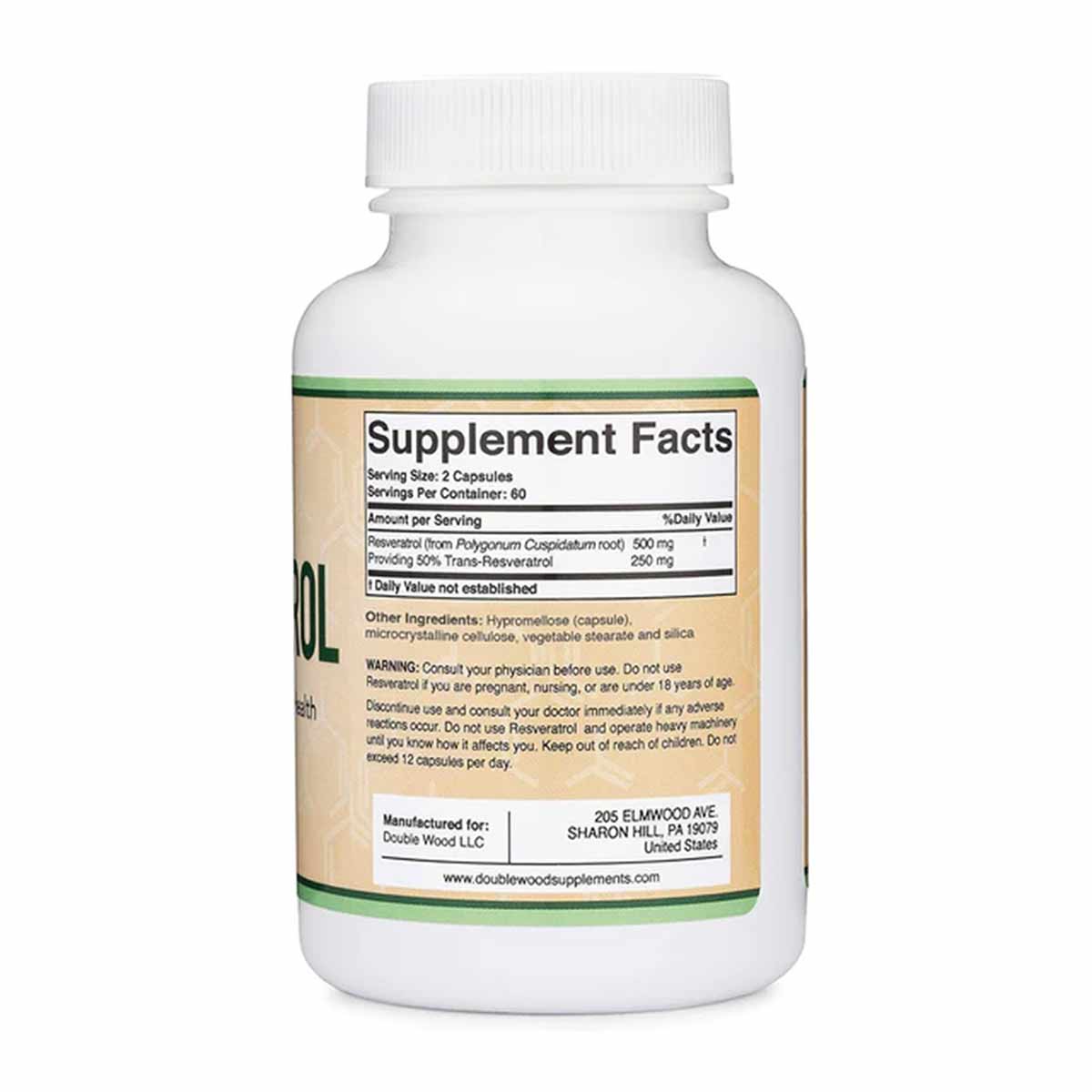 Resveratrol, by Double Wood Supplements