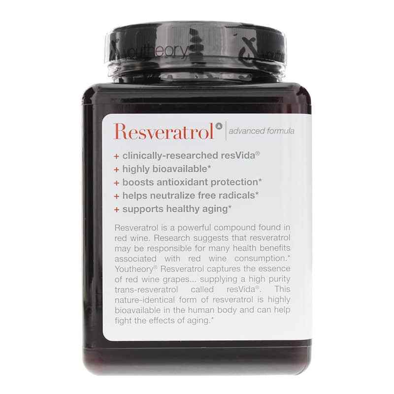 Resveratrol Advanced Formula, 290 Tablets, by Youtheory, image #3