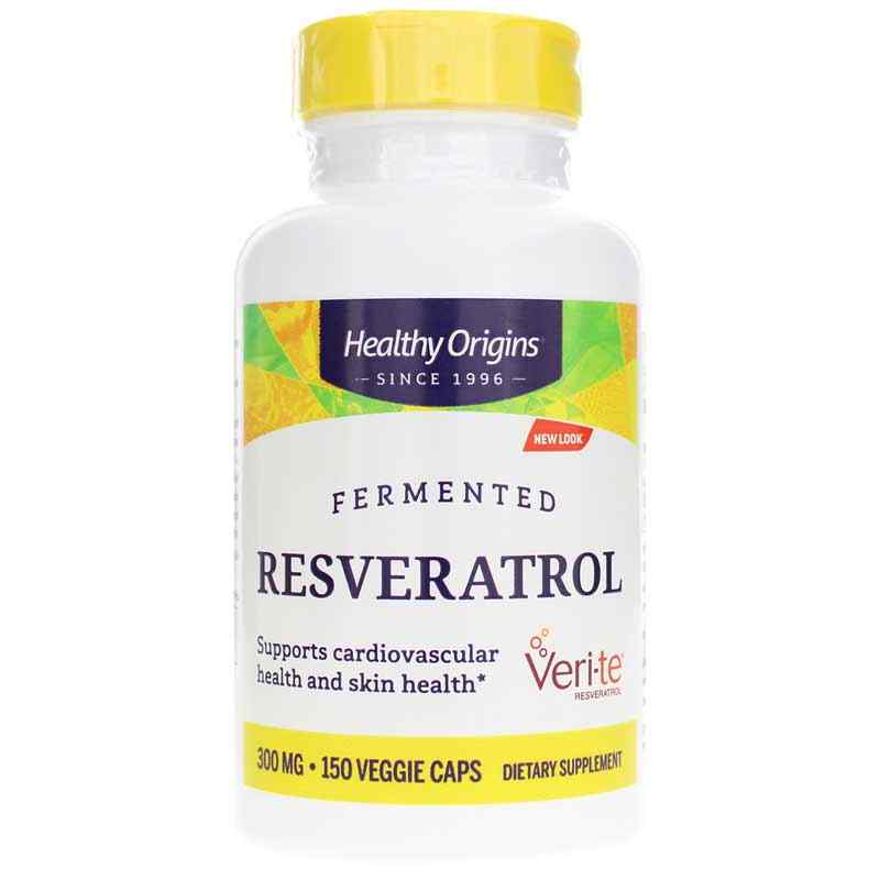 Resveratrol with Red Wine Extract 300 Mg, 150 Veg Capsules, by Healthy Origins