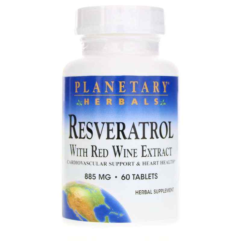 Resveratrol with Red Wine Extract, by Planetary Herbals