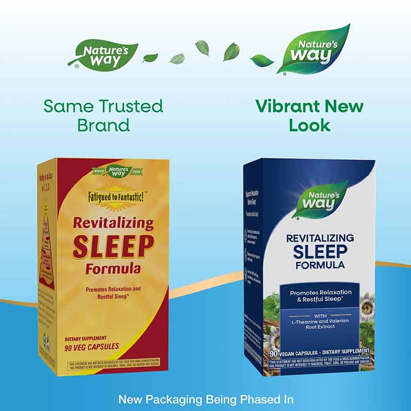 Revitalizing Sleep Formula, 90 Veg Capsules, by Natures Way, image #2