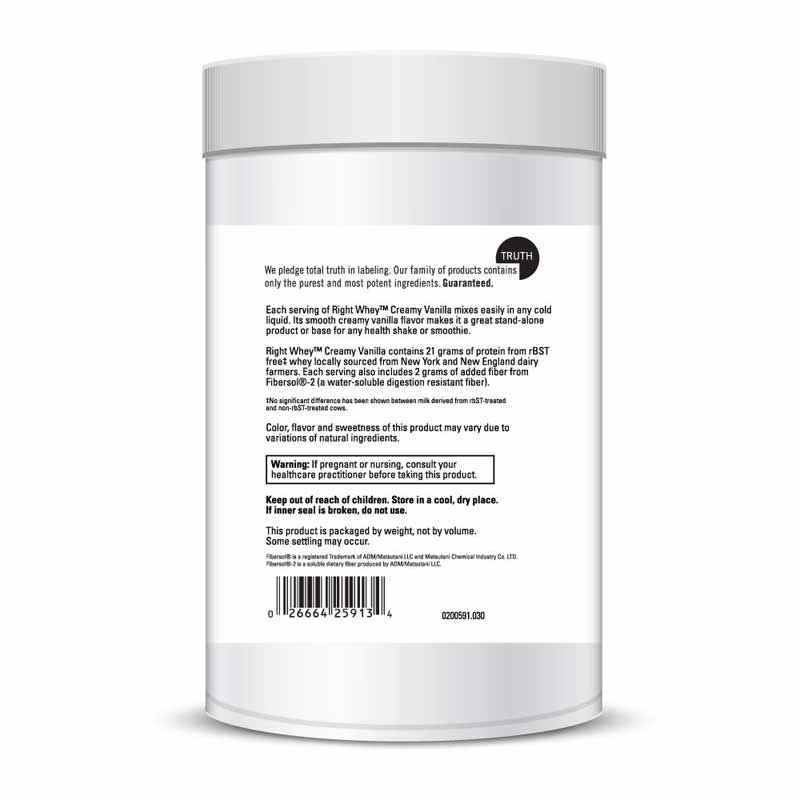 Right Whey Protein, Creamy Vanilla, by DaVinci Labs, image #3