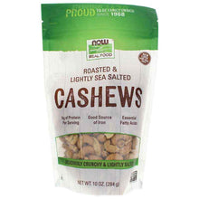 Roasted Cashews Lightly Sea Salted, by NOW Foods