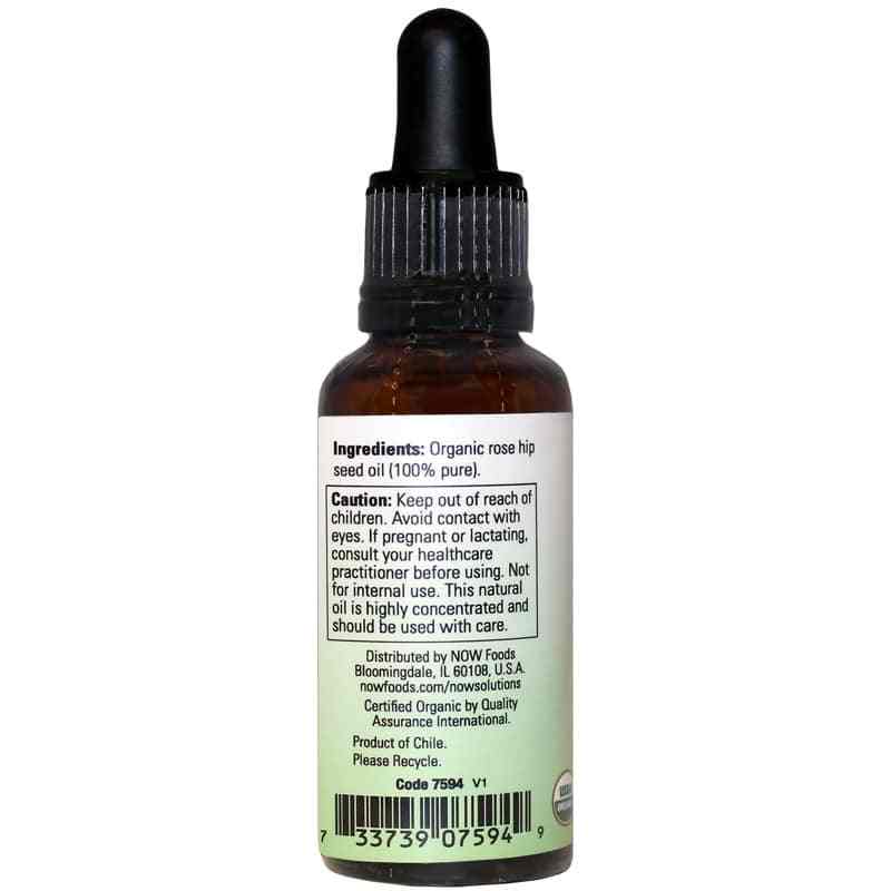 Rose Hip Seed Organic Oil, by NOW Foods, image #3