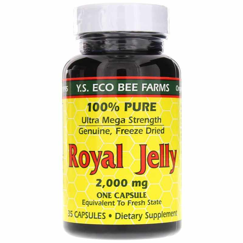 Royal Jelly 2,000 Mg, by YS Organic Bee Farms
