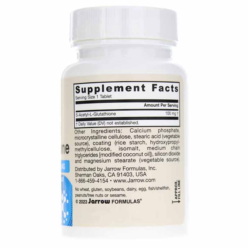 S-Acetyl Glutathione 100 Mg, by Jarrow Formulas, image #2