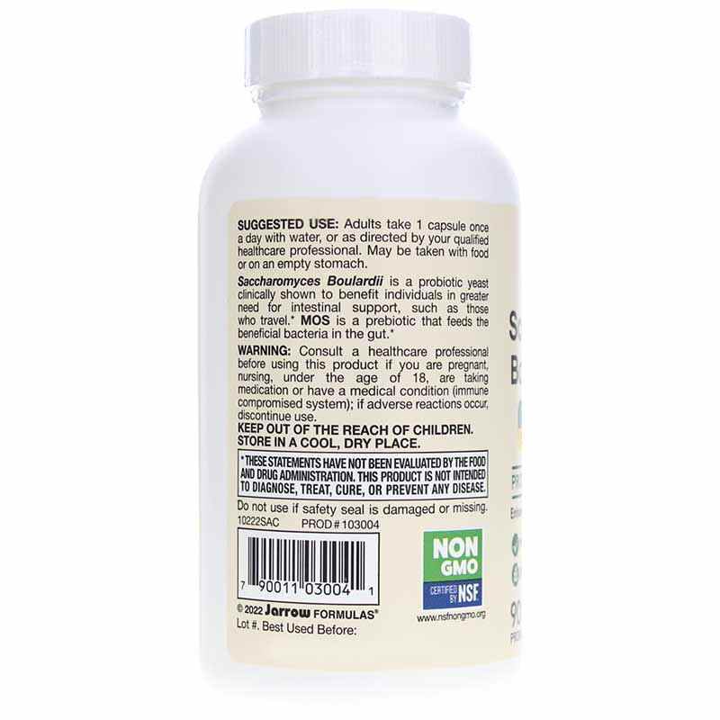Saccharomyces Boulardii + MOS, 90 Veg Capsules, by Jarrow Formulas, image #3