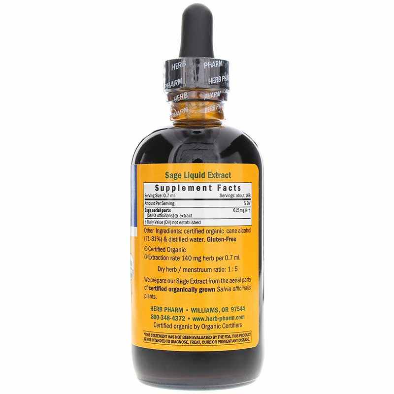 Sage Extract, 4 Oz, by Herb Pharm, image #2