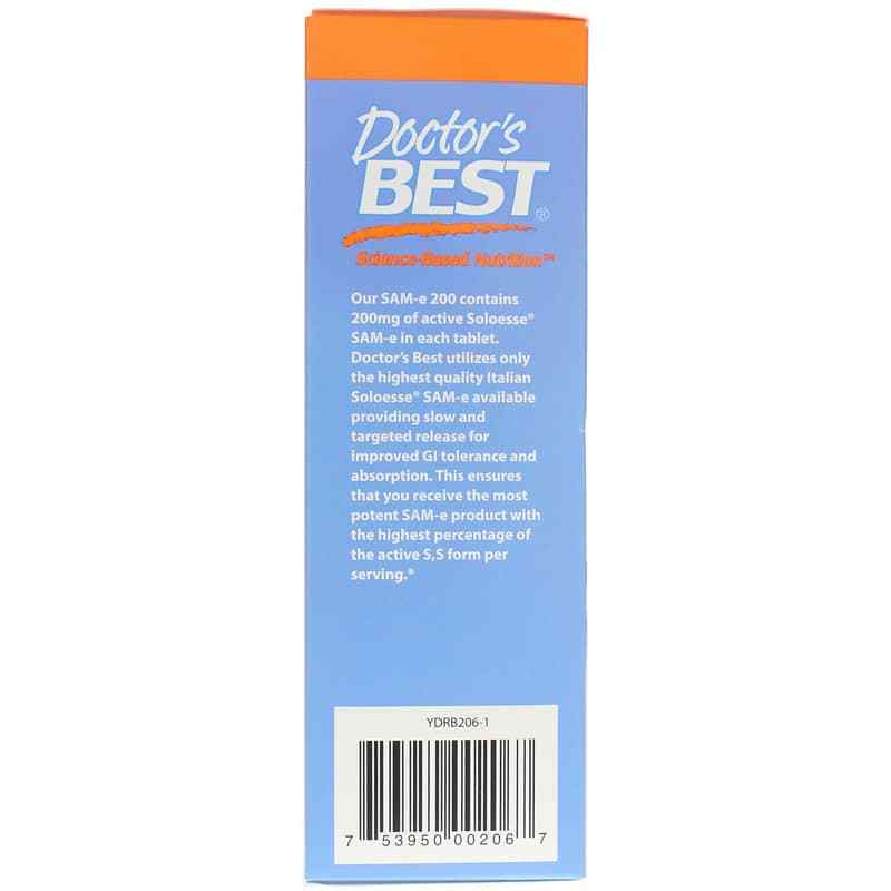 SAM-e 200 Mg, by Doctors Best, image #4