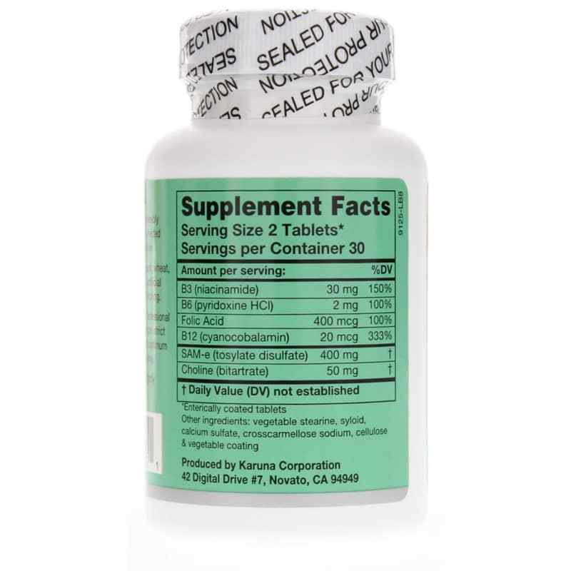 SAM-e Plus, 60 Tablets, by Karuna, image #3