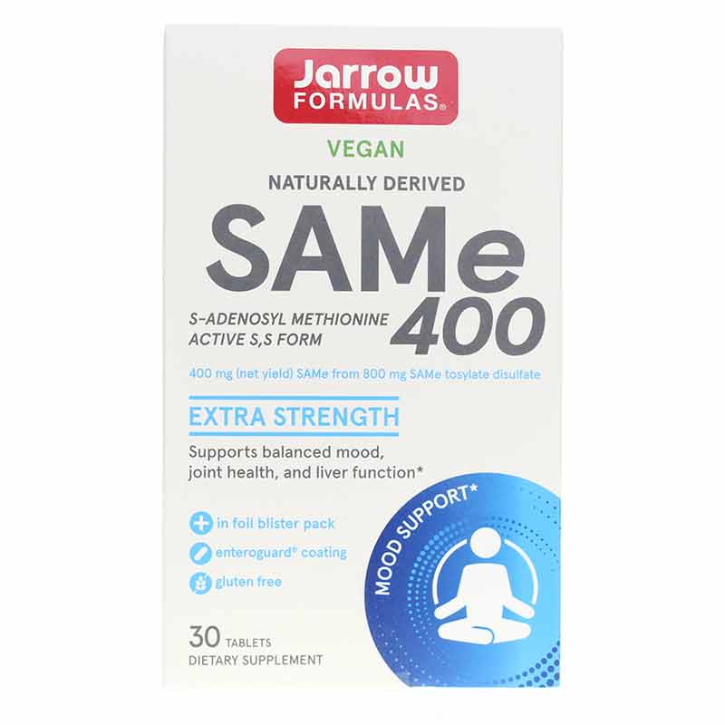 SAMe 400 Mg, 30 Tablets, by Jarrow Formulas