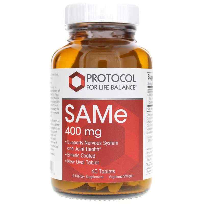 SAMe 400 Mg, by Protocol For Life Balance