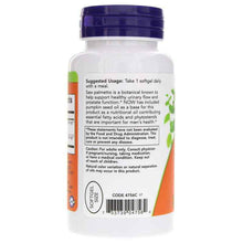 Saw Palmetto Extract 320 Mg, 90 Veg Softgels, by NOW Foods, image #3