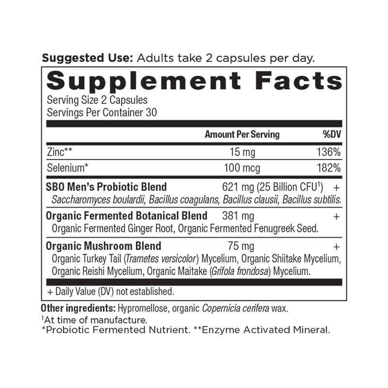 SBO Probiotics Men's, by Ancient Nutrition, image #2