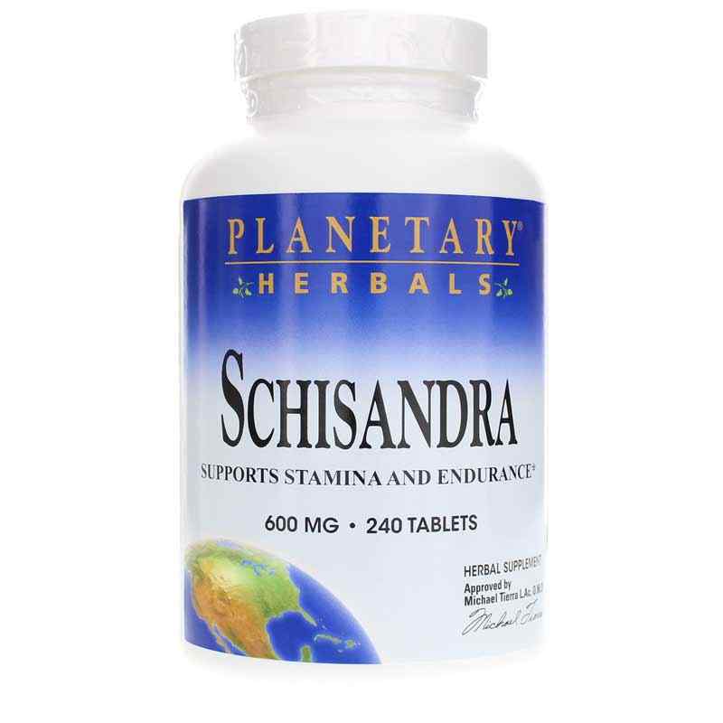 Schisandra 600 Mg, 240 Tablets, by Planetary Herbals