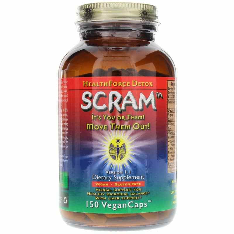 Scram, 150 Vegan Capsules, by Healthforce Superfoods