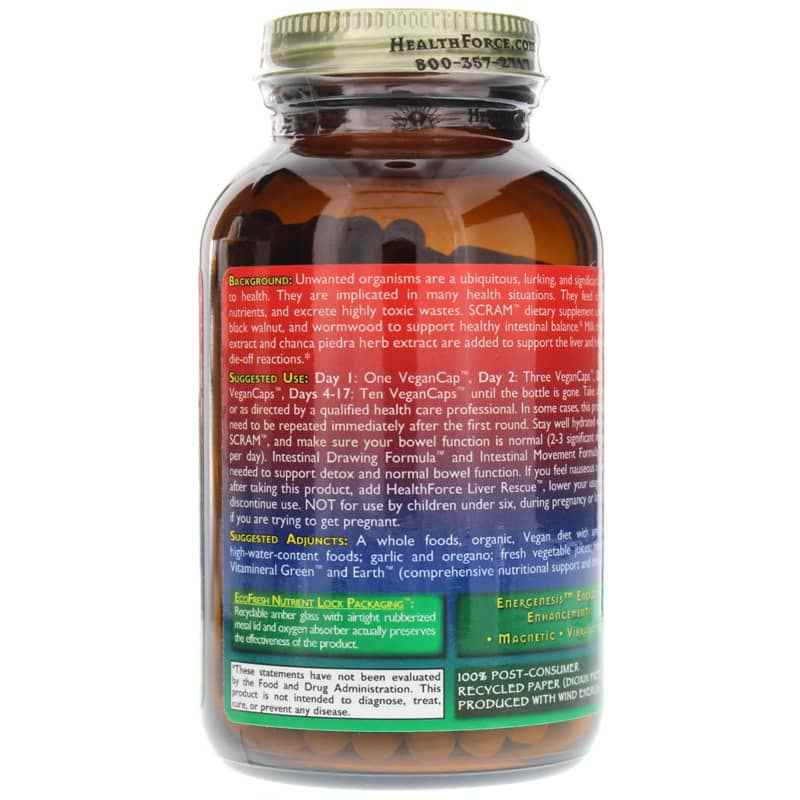 Scram, 150 Vegan Capsules, by Healthforce Superfoods, image #3