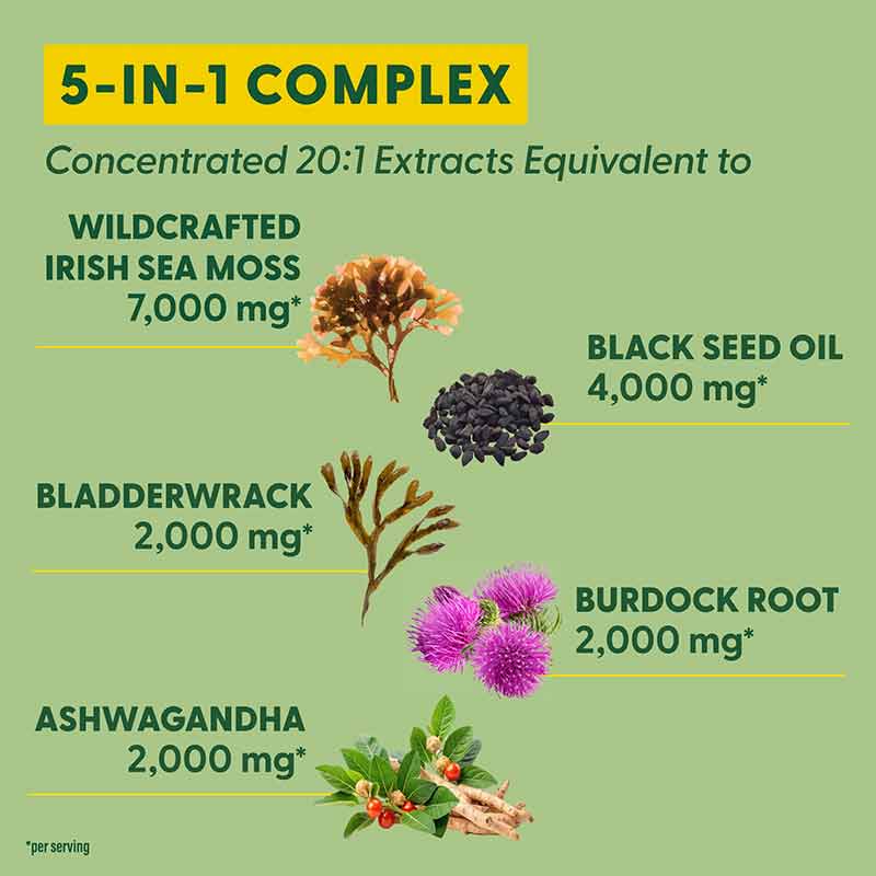 Sea Moss Complex, 120 Capsules, by Megafood, image #3