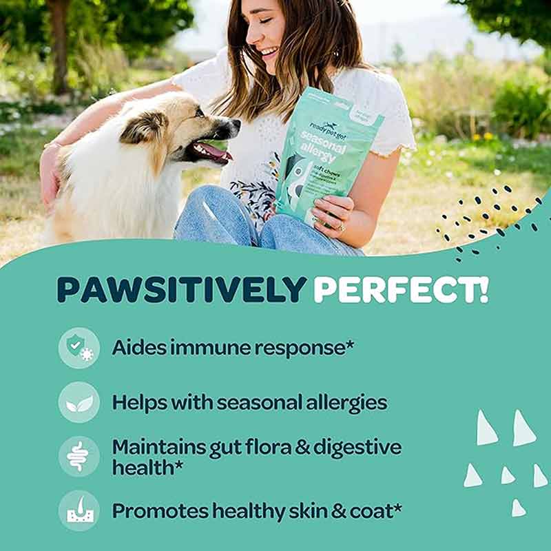 Seasonal Allergy Chews, Cheese, 60 Chews, by Ready Pet Go!, image #4