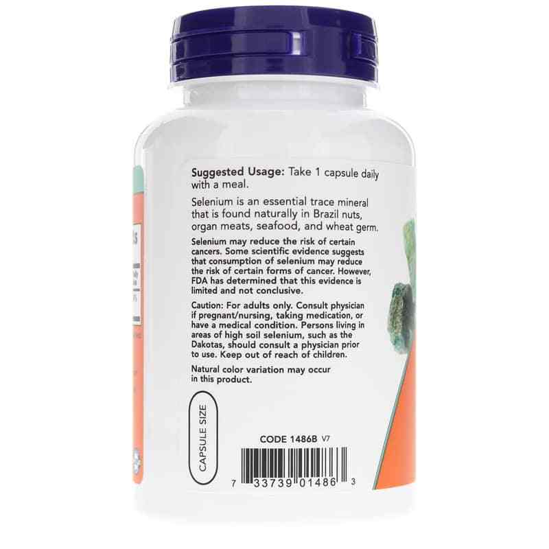 Selenium 200 Mcg Yeast-Free, by NOW Foods, image #3