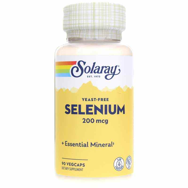 Selenium 200 Mcg, Yeast-Free Formula, by Solaray