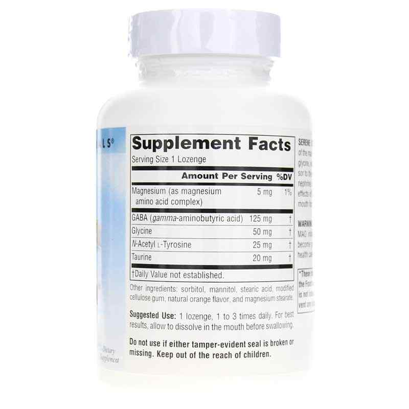 Serene Science GABA Calm Mind Lozenges, Orange, 120 Lozenges, by Source Naturals, image #2