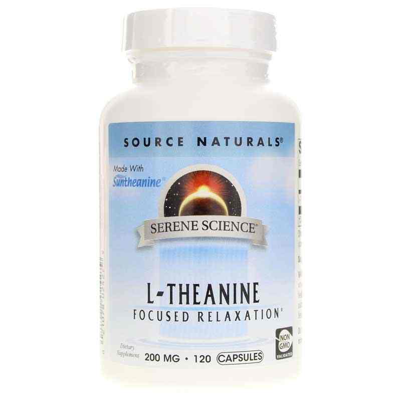 Serene Science L-Theanine 200 Mg, 120 Capsules, by Source Naturals