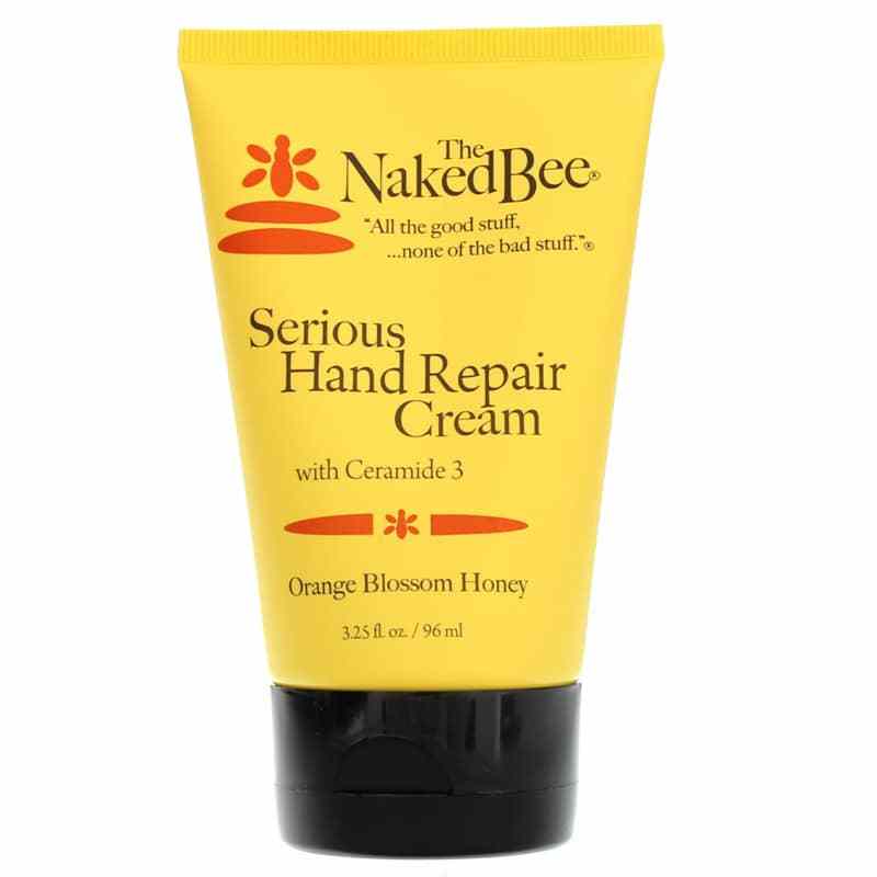 Serious Hand Repair Cream, Orange Blossom Honey, 3.25 Oz, by Naked Bee