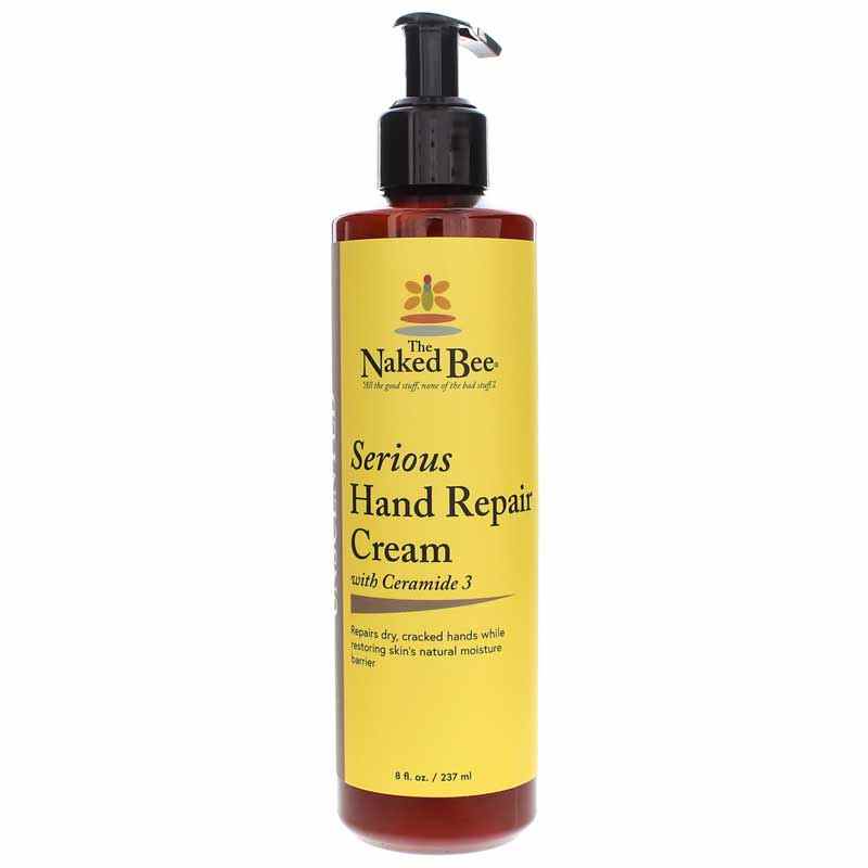 Serious Hand Repair Cream, Unscented, 8 Oz, by Naked Bee