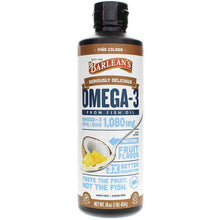 Seriously Delicious Omega-3 from Fish Oil, Pina Colada, 16 Oz, by Barleans Organic Oils