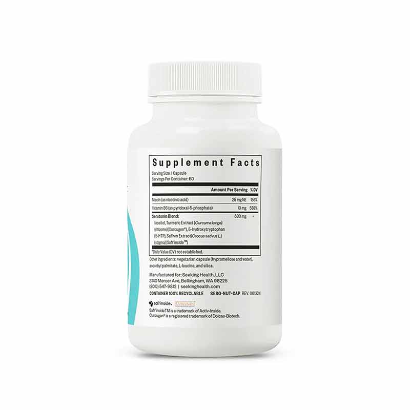 Serotonin Nutrients, by Seeking Health, image #3