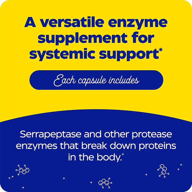 Serra Gold, 120 Capsules, by Enzymedica, image #5