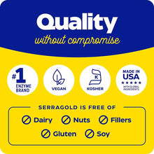 Serra Gold, 60 Capsules, by Enzymedica, image #8