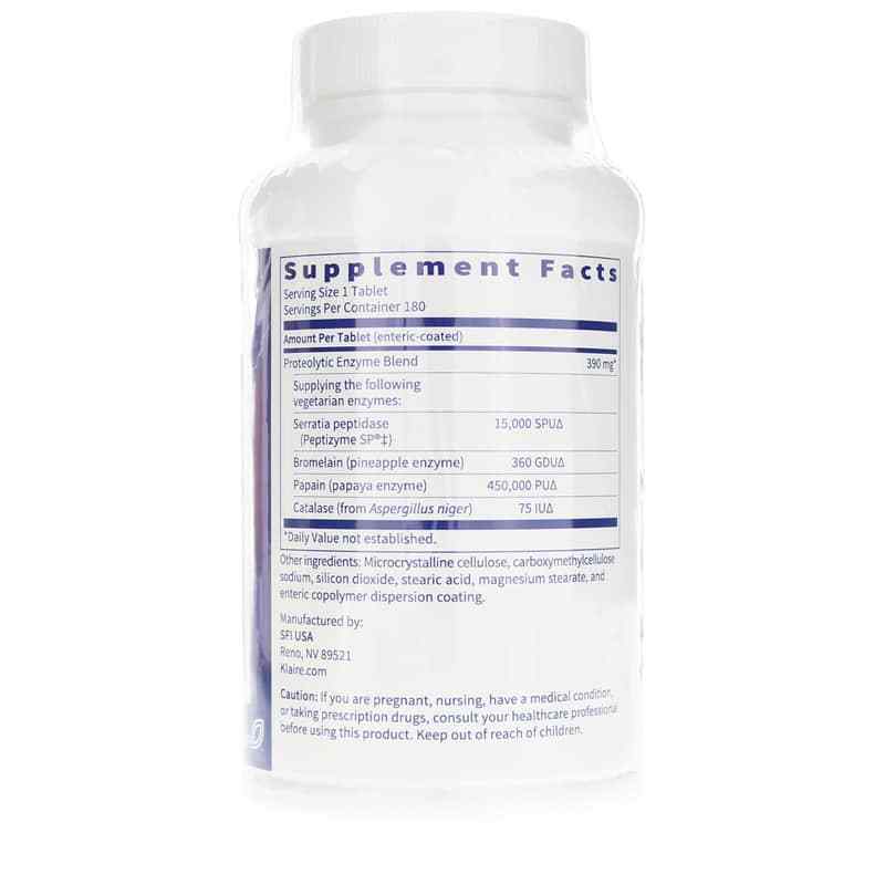 Serralase, 180 Tablets, by SFI Health, image #2