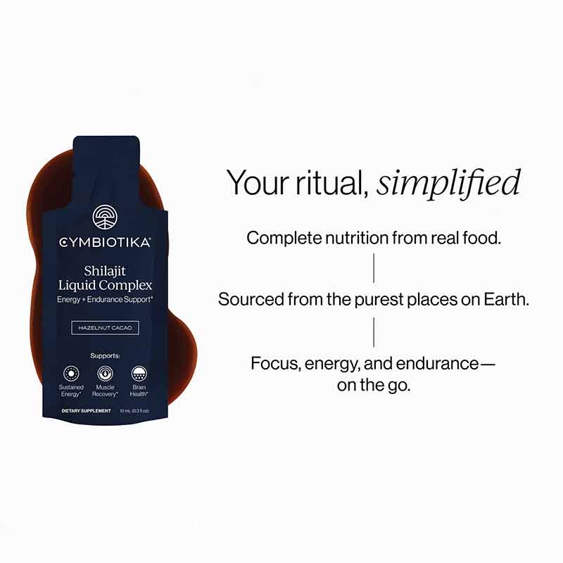 Shilajit Liquid Complex, Hazelnut Cacao, 8.8 Oz, by Cymbiotika, image #3