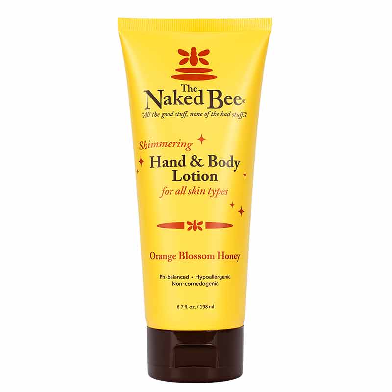 Shimmering Body Lotion, Orange Blossom Honey, by Naked Bee