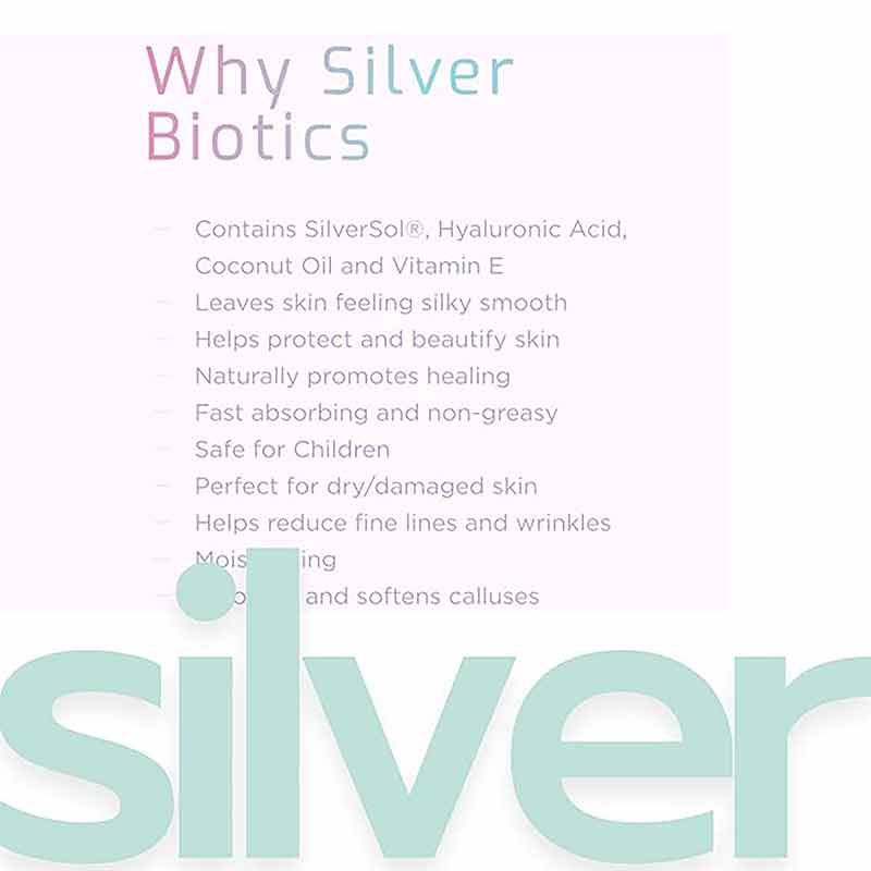Silver Biotics Advanced Healing Skin Cream, Unscented, 3.4 Oz, by American Bio-Tech Labs, image #2